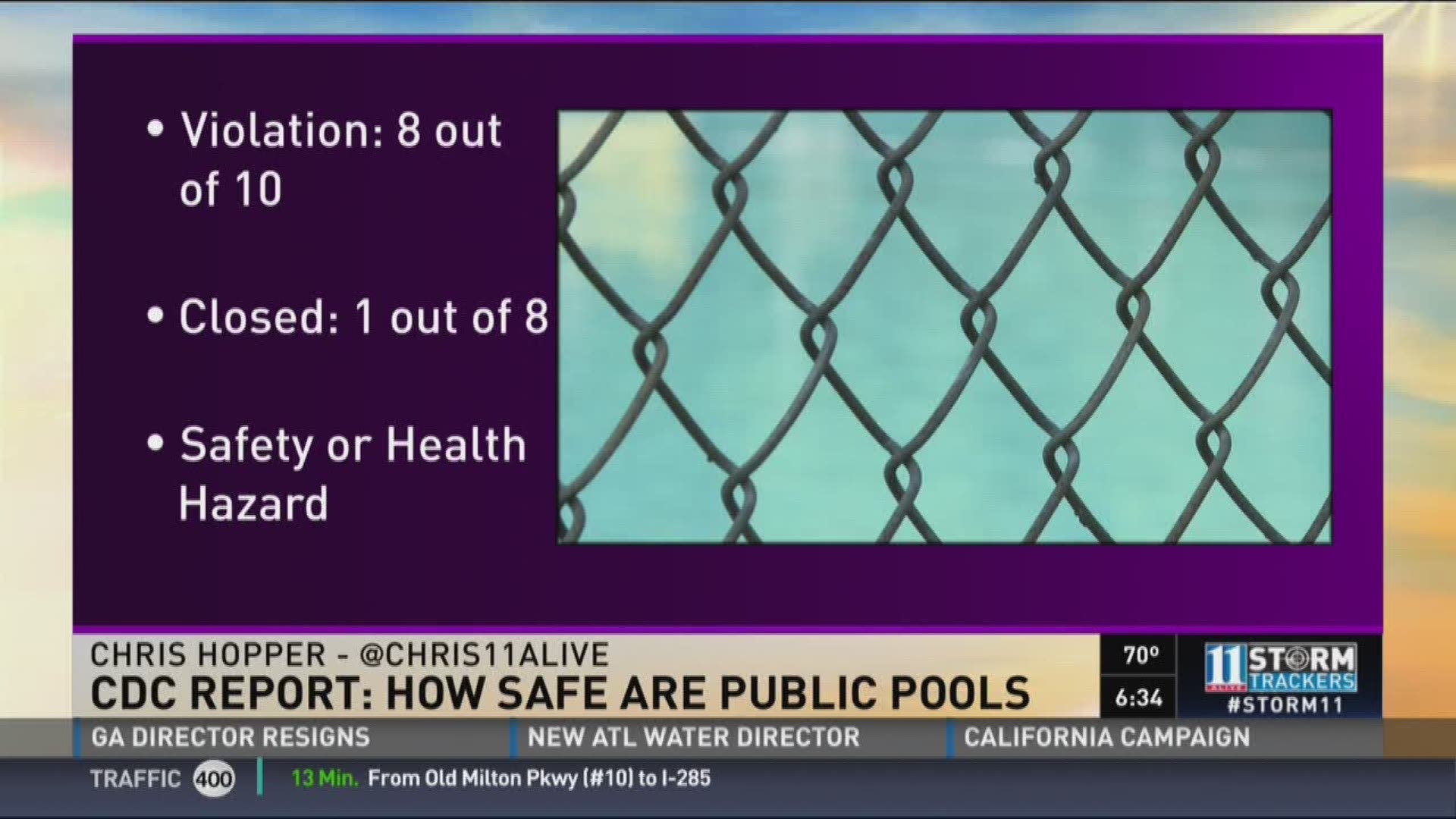 cdc pool signs