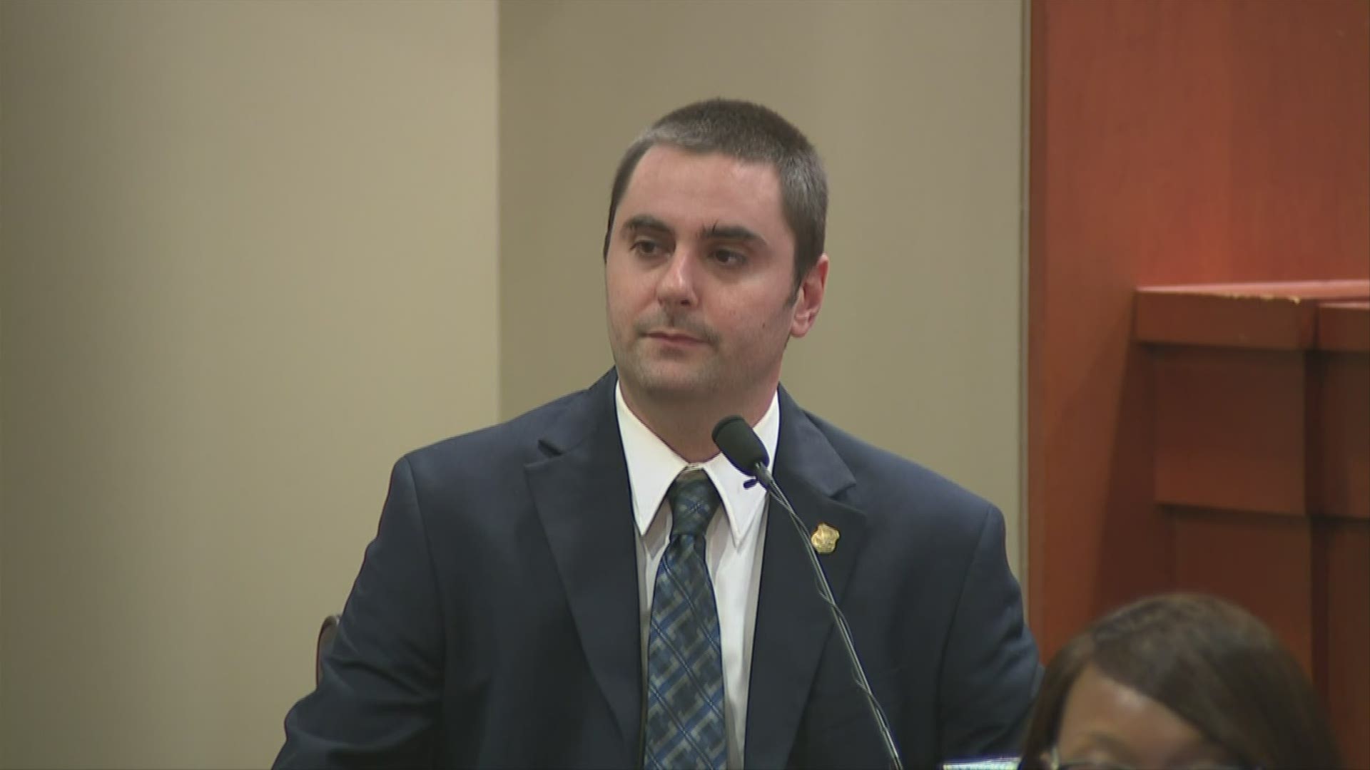 Crime scene investigator with the GBI testifies during trial of ex-officer  charged with murdering unarmed, naked man