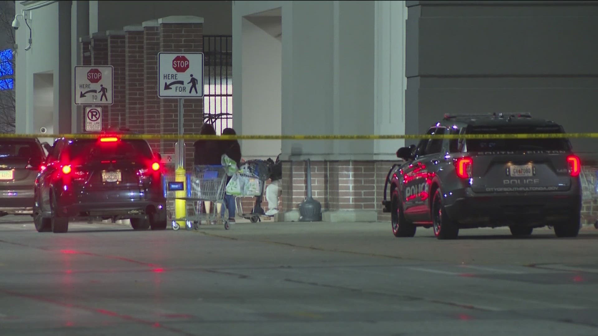 A witness told 11Alive she heard gunshots erupting in the shopping center.