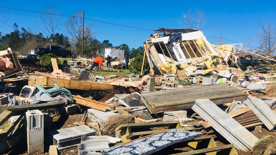 18 tornadoes tore across Sunday