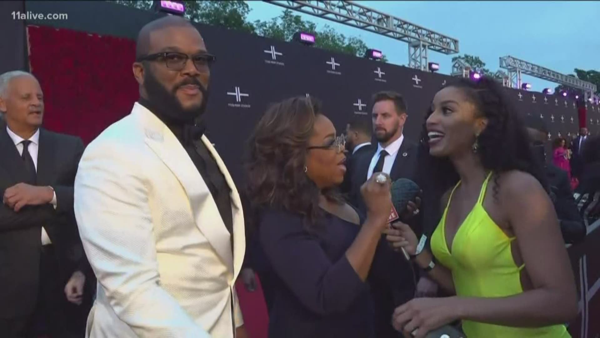 Tyler Perry Studios held its gala grand opening on Saturday night in southwest Atlanta on what was once Fort McPherson.