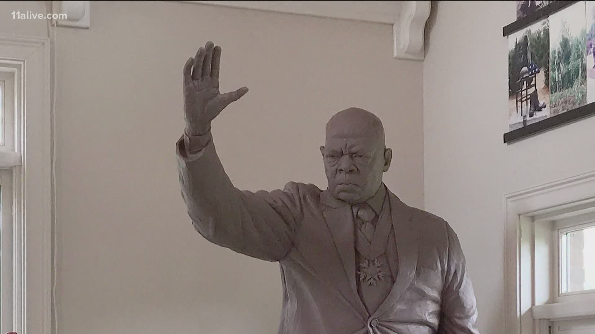The artist behind the statue shares his conversation with the civil rights leader.