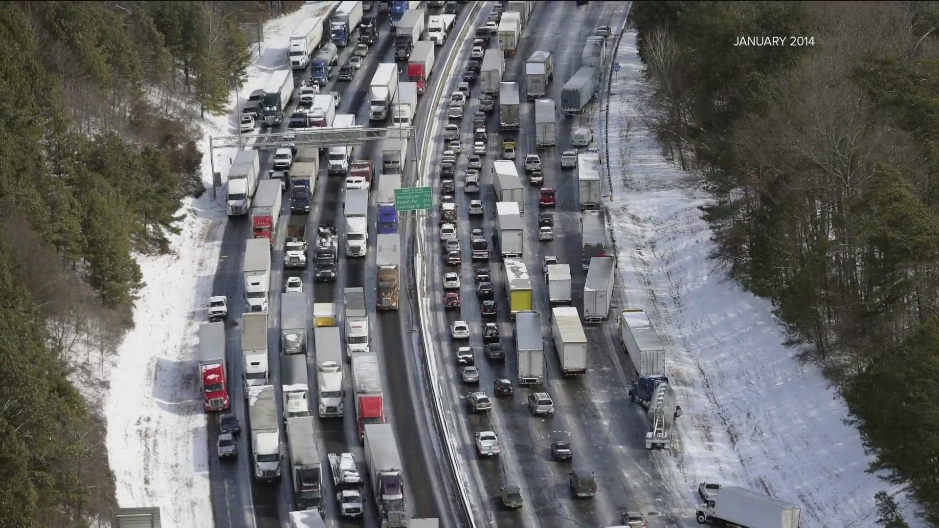 11Alive is taking a look back on Jan. 28, 2024, the day just a few inches of snow shut down the entire city of Atlanta.