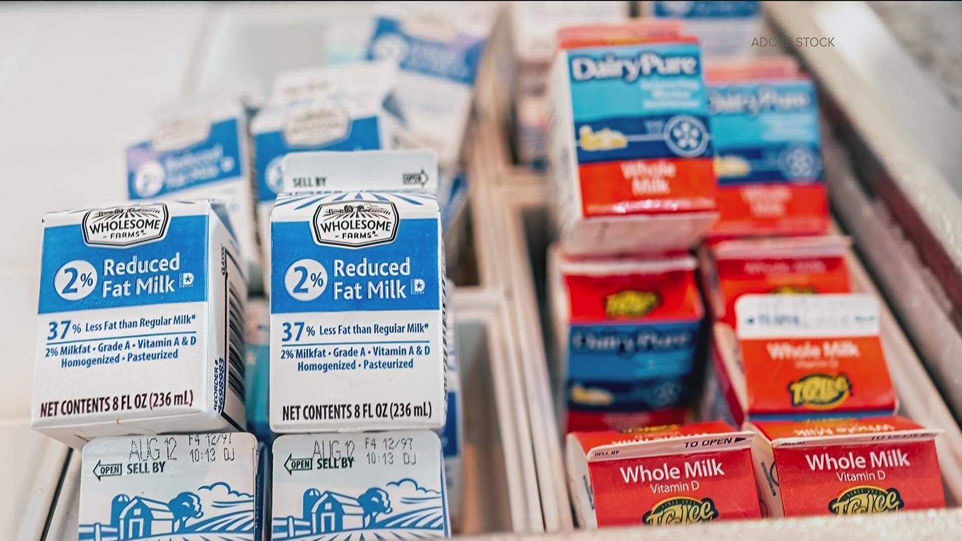 Many school districts in the U.S. are unable to obtain milk in half pints for their school meal programs due to the shortage of paper milk cartons.