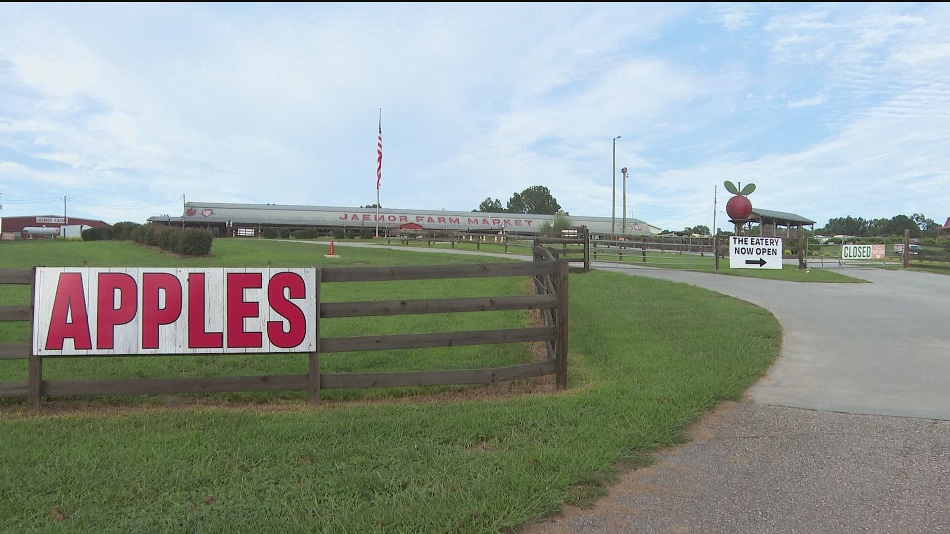 The state's pecan and peach crop were especially hurt by the storm.