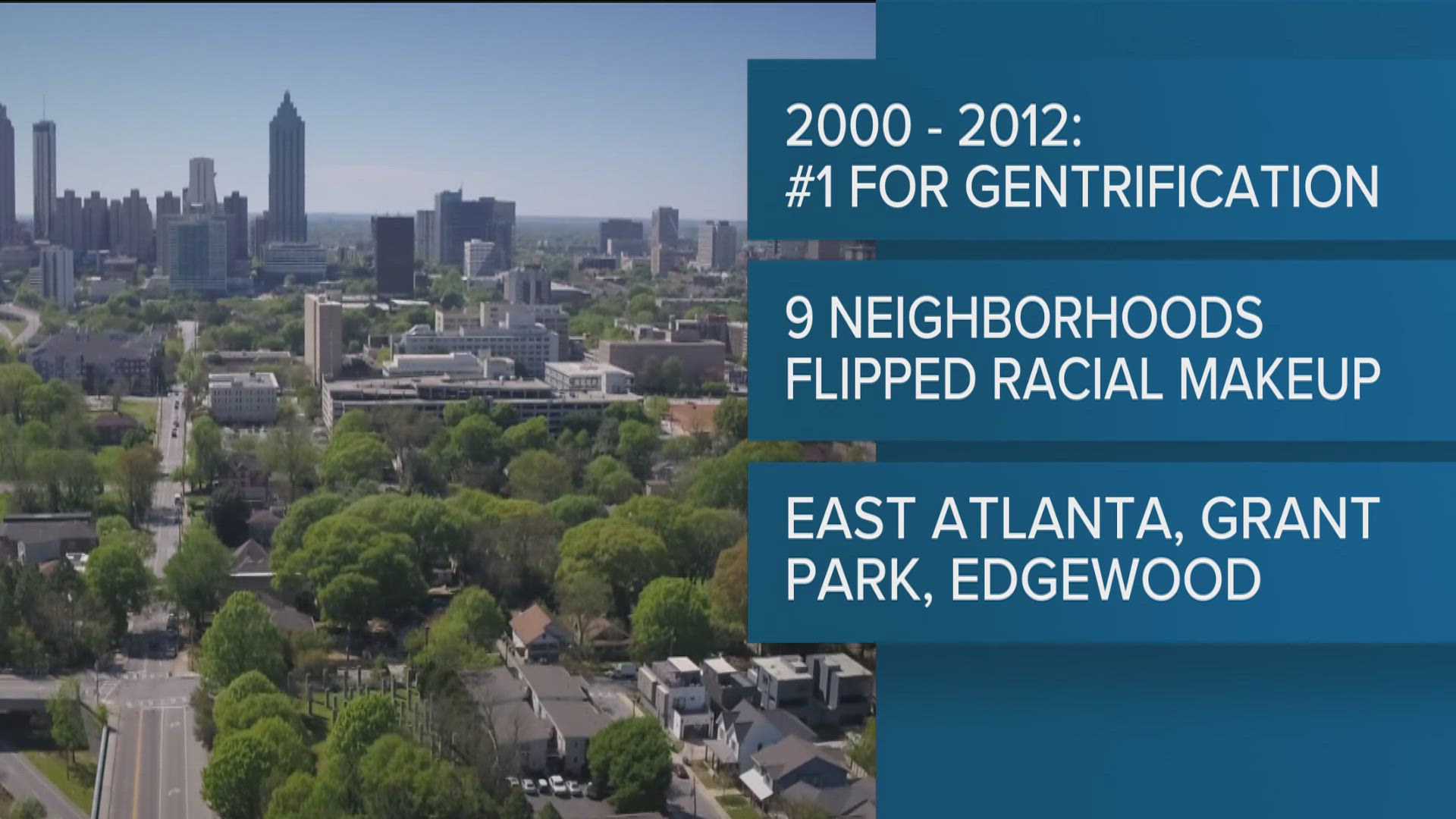 The city is ranked among the hardest-hit in the country when it comes to gentrification and the displacement of Black residents. 