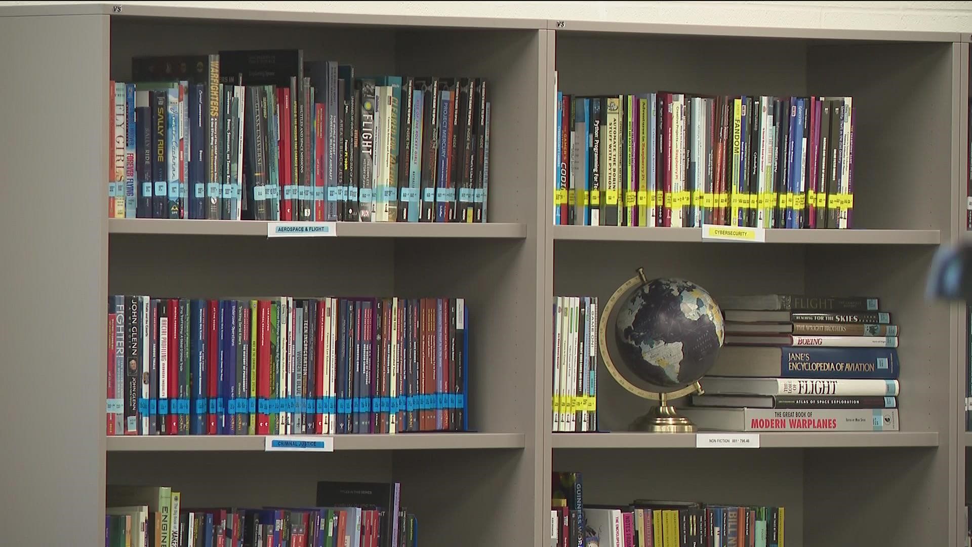 Forsyth County Schools claim the books contain too much "sexually explicit content."