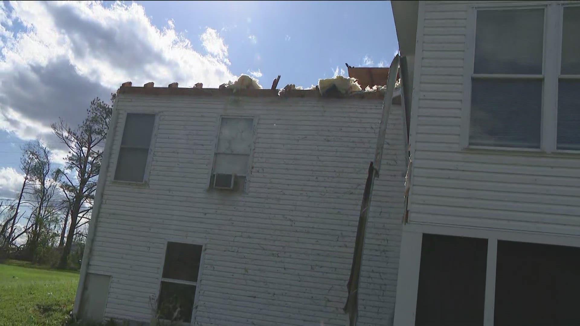 The National Weather Service determined an EF-2 tornado hit the metro Atlanta area after surveying damage on Wednesday.