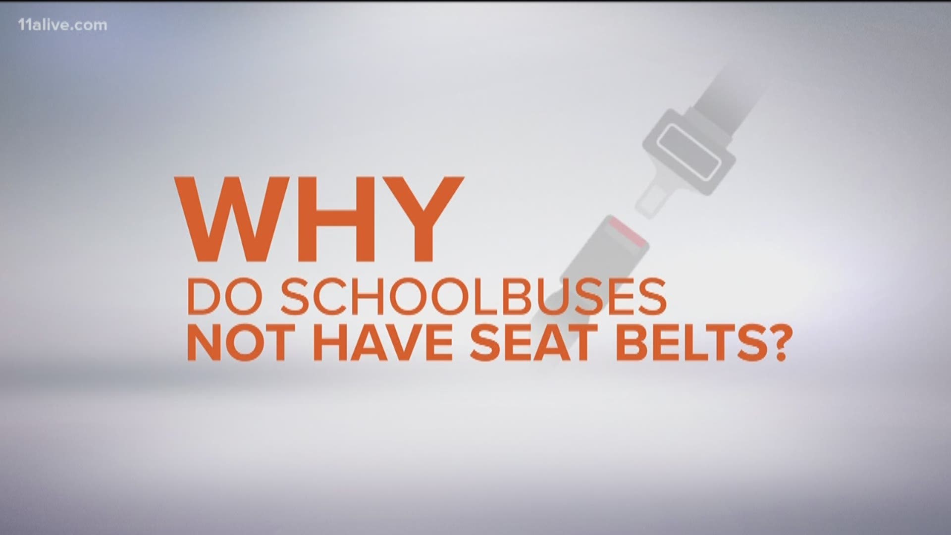 Why don't all school buses have seat belts?