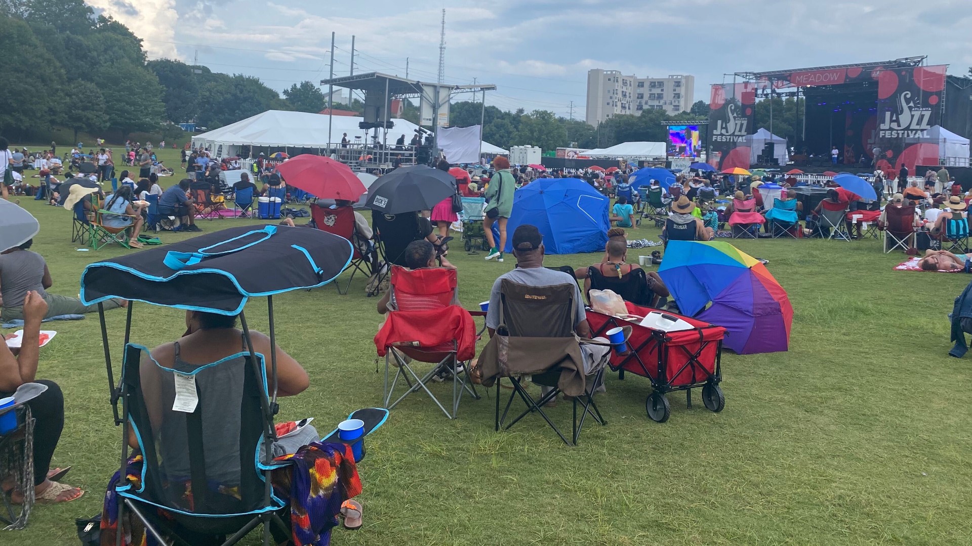 Crowds in Atlanta for Labor Day weekend