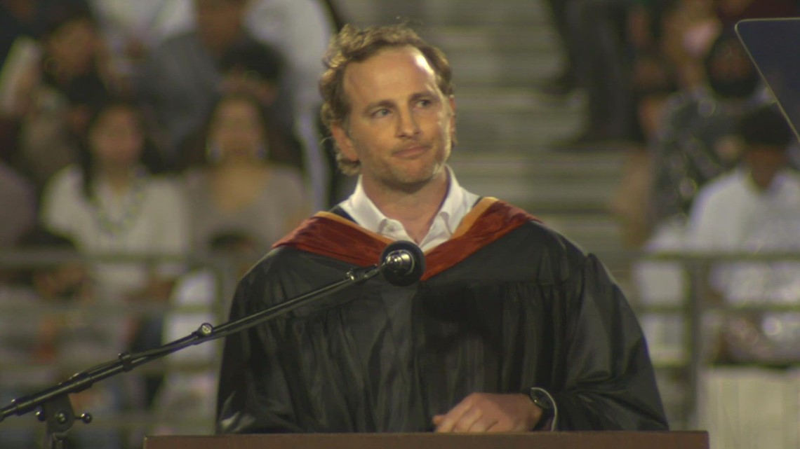 Joe Gebbia, Airbnb co-founder, gifts Brookwood High School graduates with stock in company