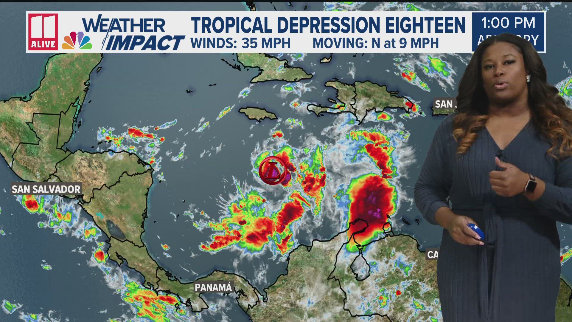 Meteorologist Danielle Moss has the latest on the tropics.