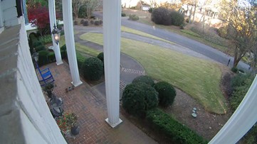 Security camera spots man believed to be suspect in Sandy Springs burglaries, stabbing of police officer