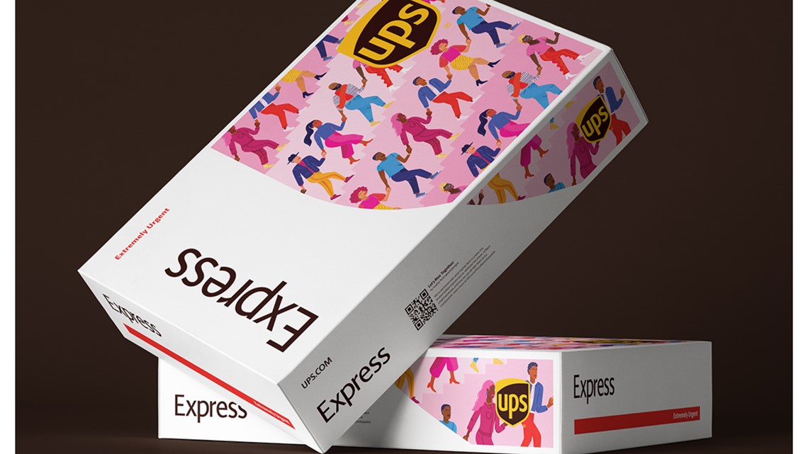 UPS boxes for Black History Month