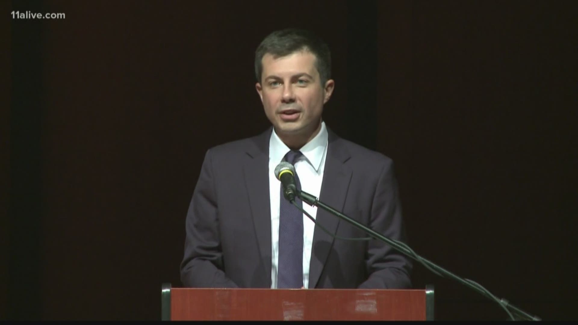 Pete Buttigieg, climbing in the polls of Democrats running for president, is working to earn African-American support.