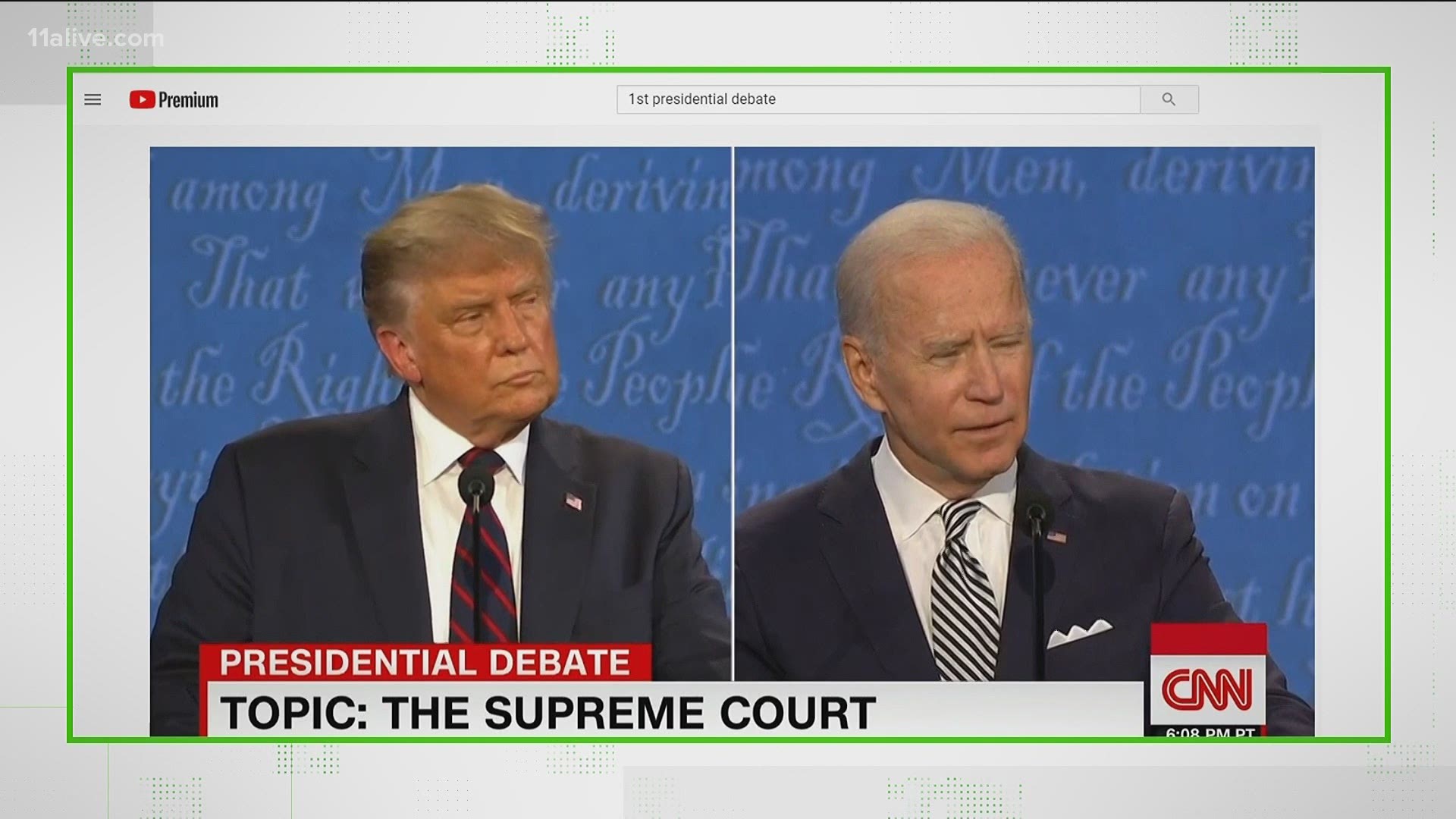Our VERIFY researchers fact-checked what President Trump and Joe Biden are saying during the first presidential debate.