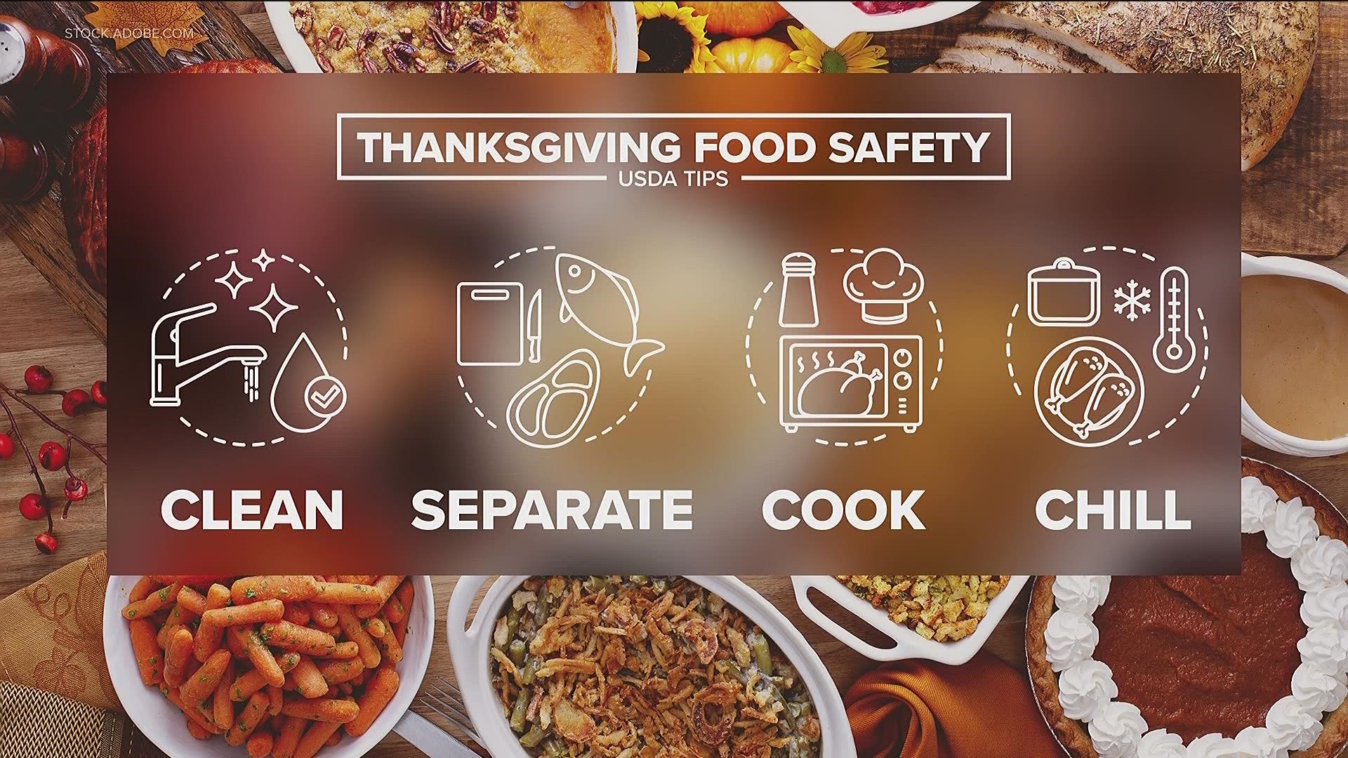 The USDA is trying to make sure your Thanksgiving meal is safe and healthy this year.