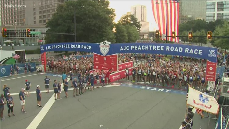 peachtree road race shoes 2019