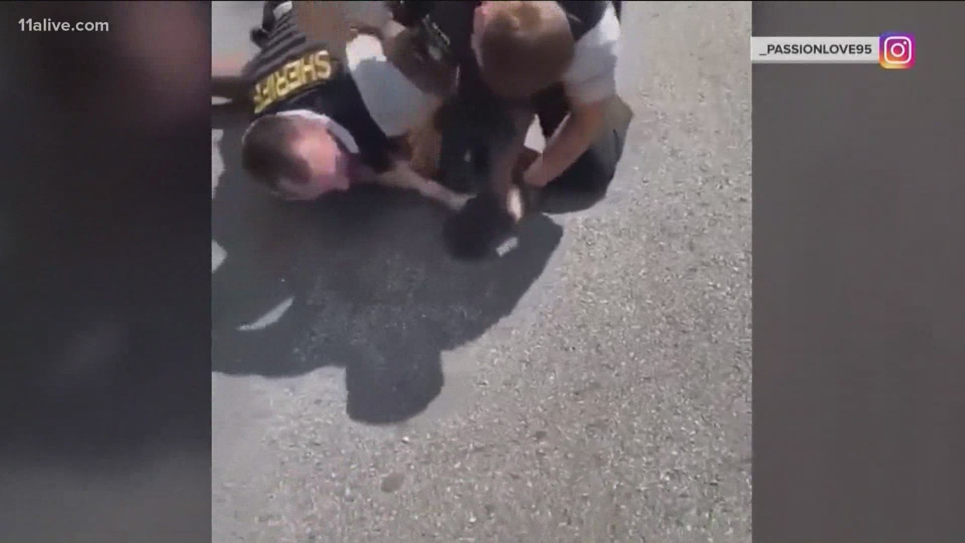 The arrest of Roderick Walker was caught on video last week in Clayton County.