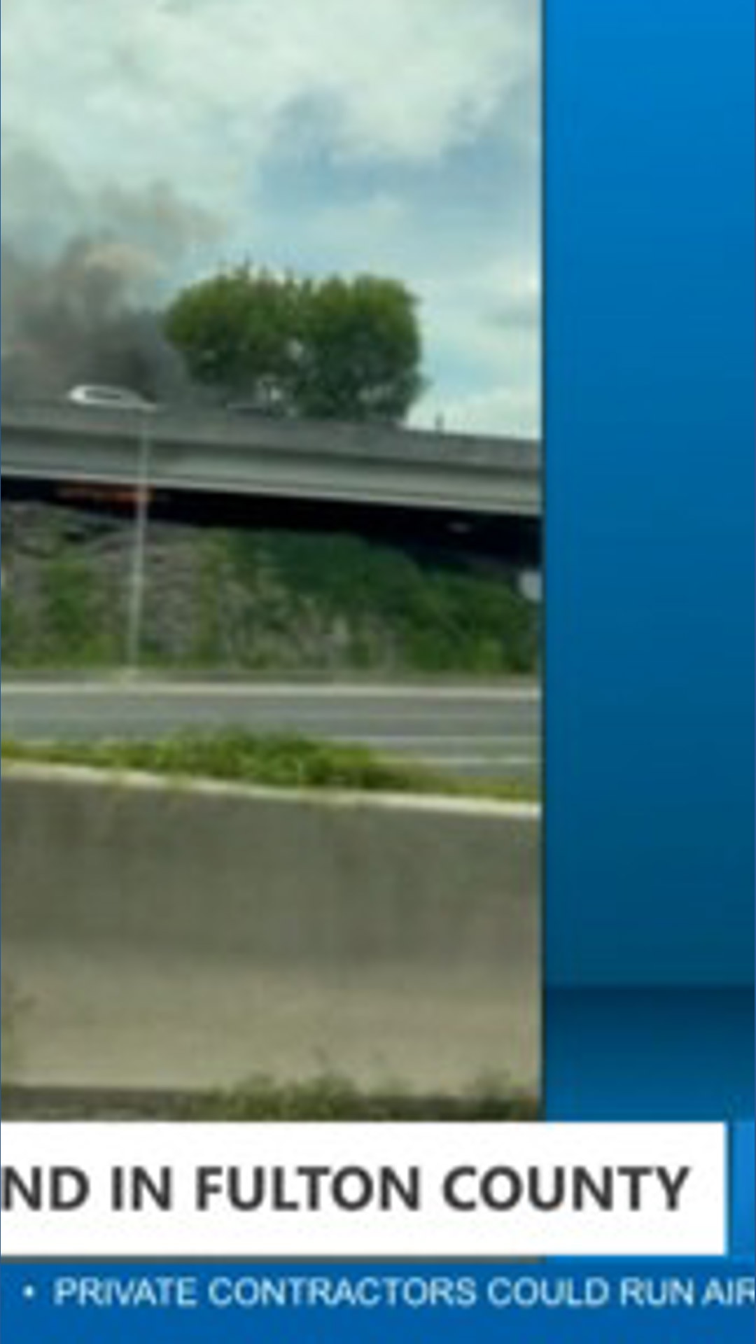 Serious fire shuts down lanes on I-85 southbound | 11alive.com