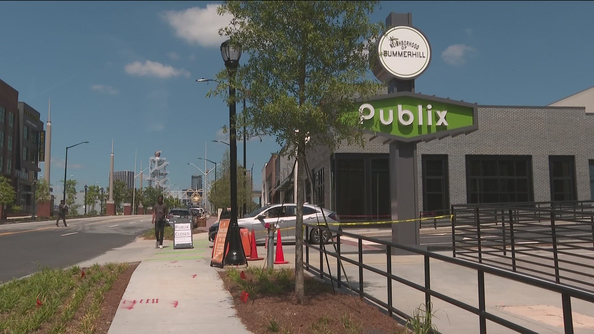 The department said a call came in around 7 a.m. for the Publix located at 572 Hank Aaron Drive in the southeast part of the city.