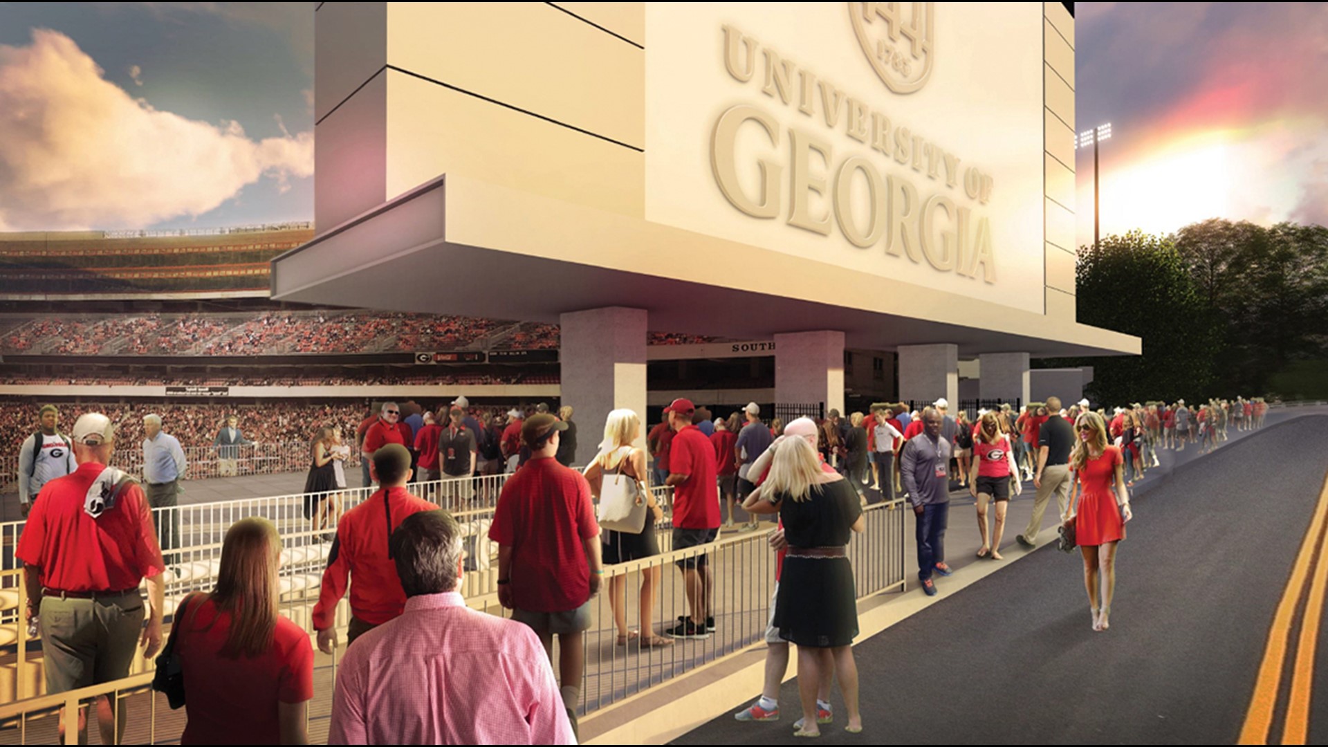 Uga Approves 63 Million In Renovations To Sanford Stadium