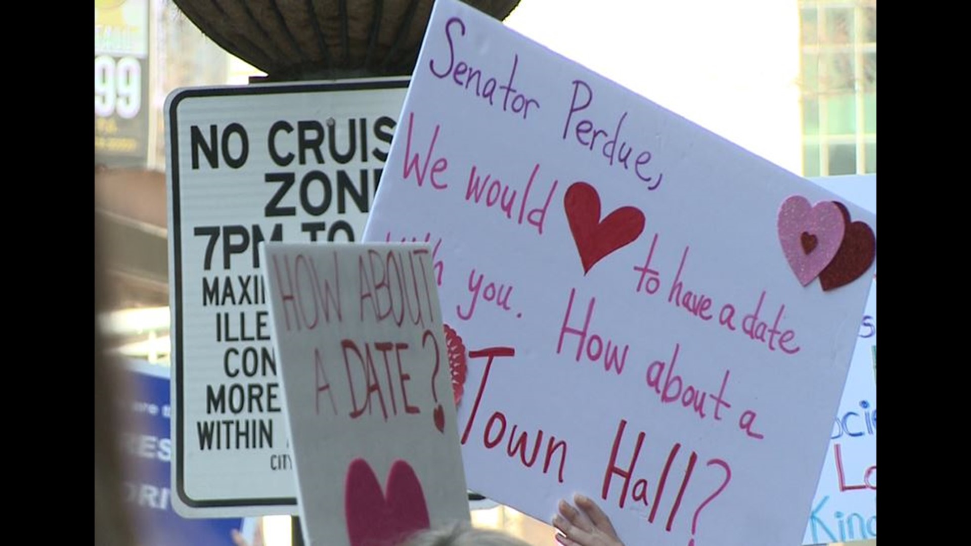 Sen. Perdue Town halls aren't my style