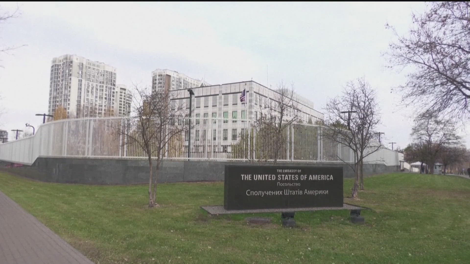 The embassy staff were told to shelter in place in case and U.S. citizens in the city are urged to stay alert and prepared in case of an air raid warning.