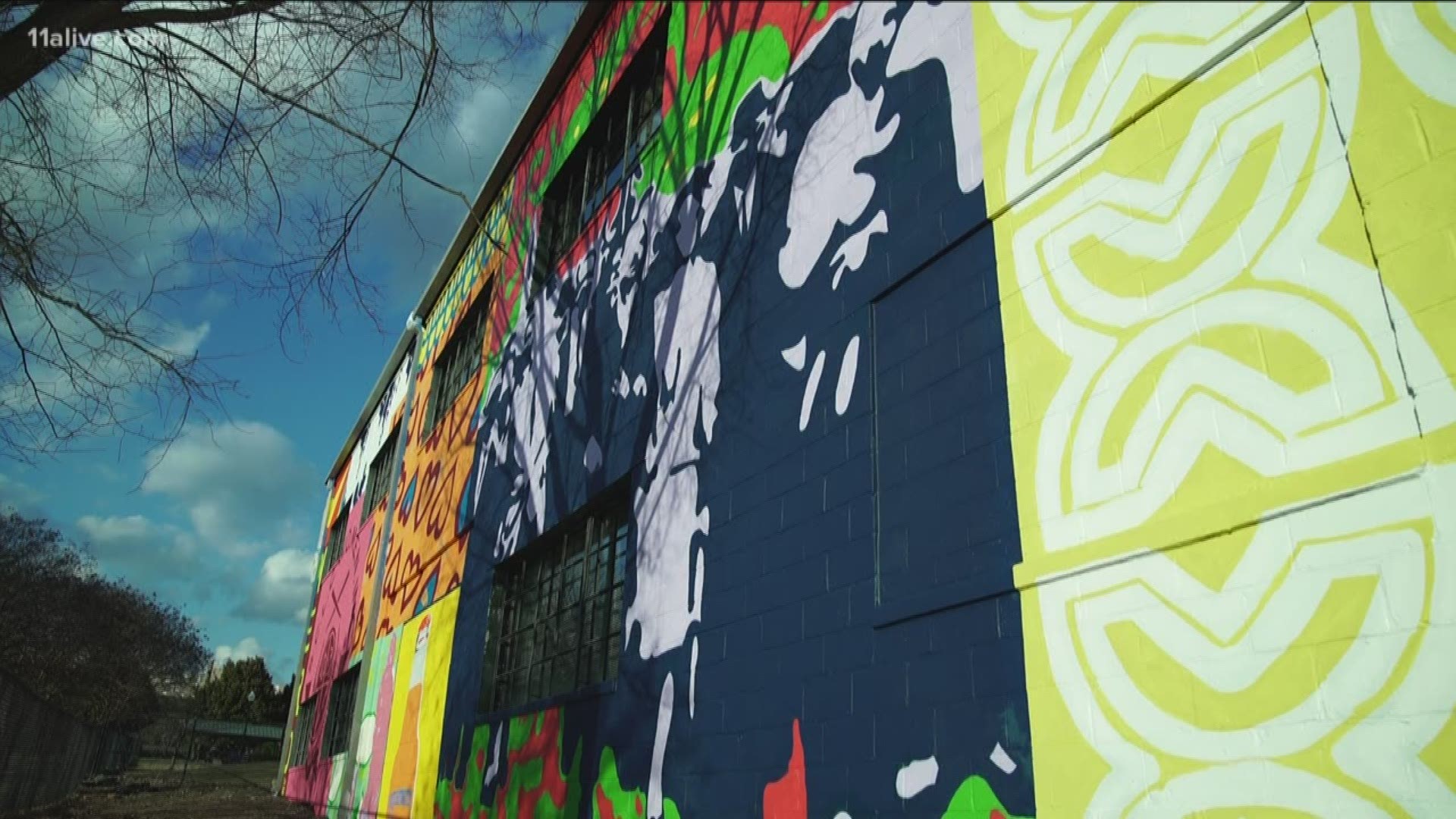 For the last few months, while crews have been putting up signs and ads promoting Super Bowl 53, eleven artists have been painting murals across the city, commissioned because of the Super Bowl
