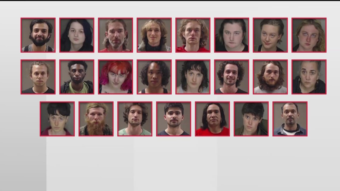 Domestic terrorism charges for people arrested in clash at future