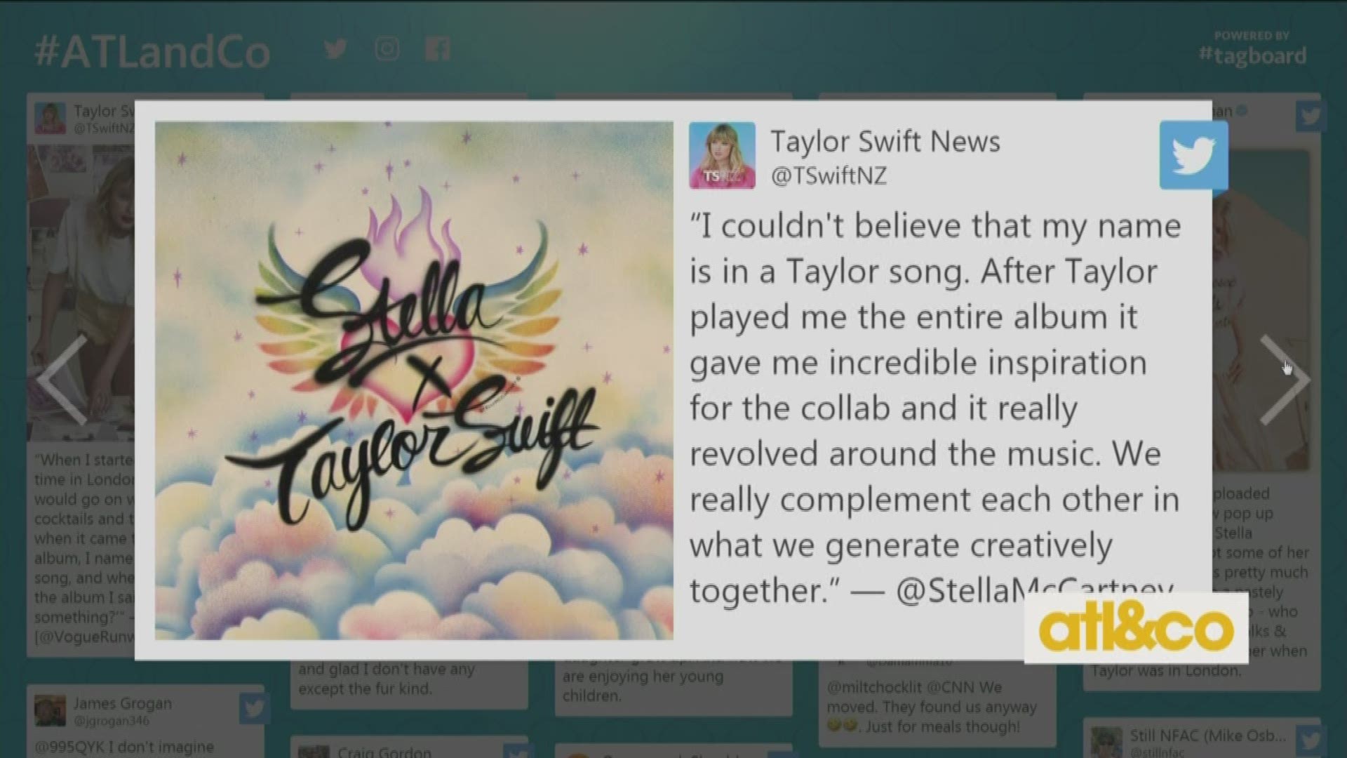 Preview Taylor Swift's new limited edition line of clothing and accessories with famed designer Stella McCartney. The pastel-infused line's inspired by her new album 'Lover'.
