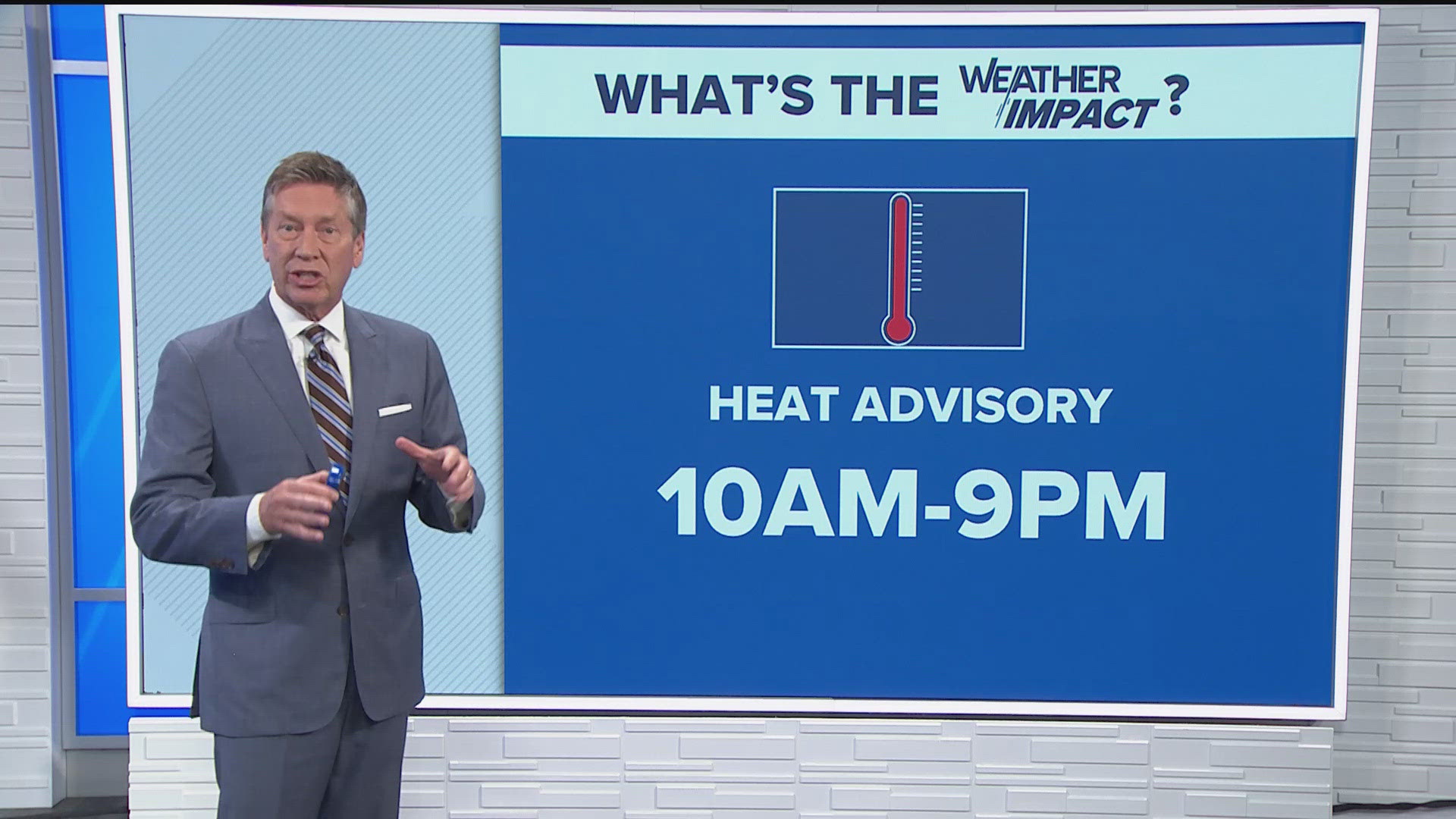 We have issued a Weather Impact Alert for tomorrow's high heat as many metro Atlanta districts return to school.