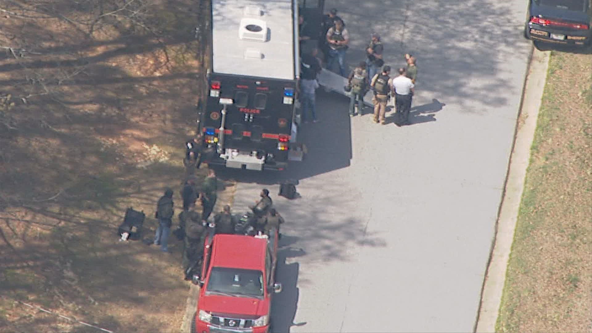 Suspect arrested after barricading himself in home | 11alive.com