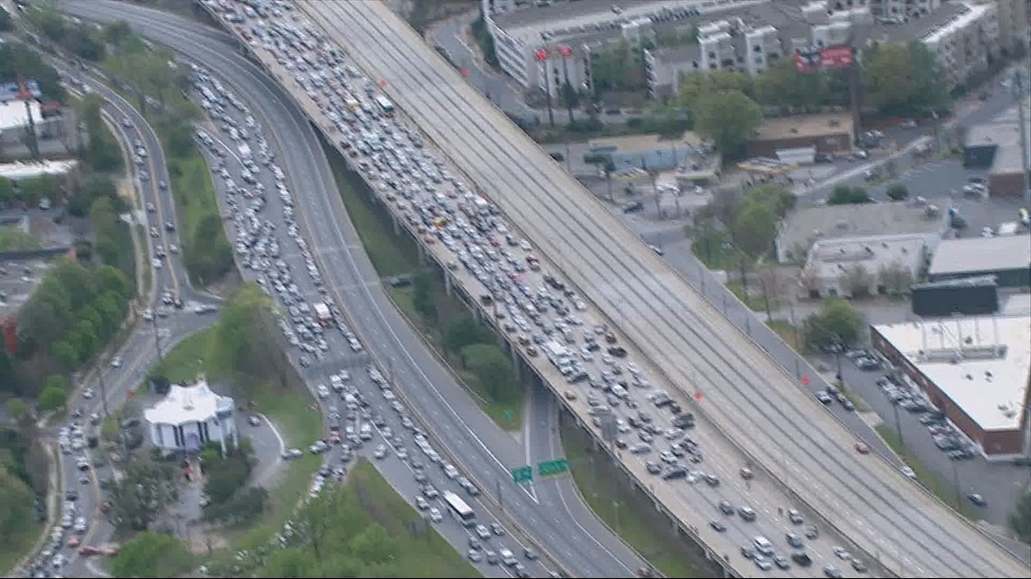 Alternate routes to Interstate 85 for motorists in and around metro ...