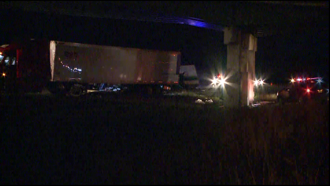 PHOTOS | 3 tractor trailers involved in crash | 11alive.com