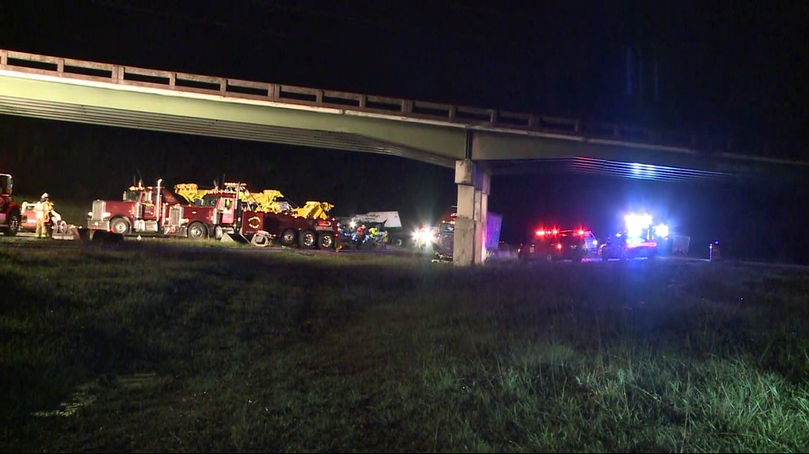 PHOTOS | 3 tractor trailers involved in crash | 11alive.com