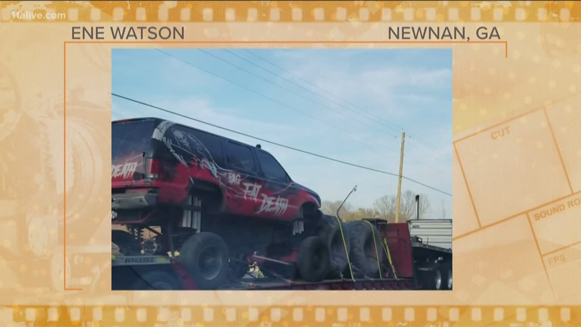 We received a glimpse of the action from our A-Scene Insider Ene Watson  who spotted a Zombieland monster truck in Newnan Georgia over the weekend!