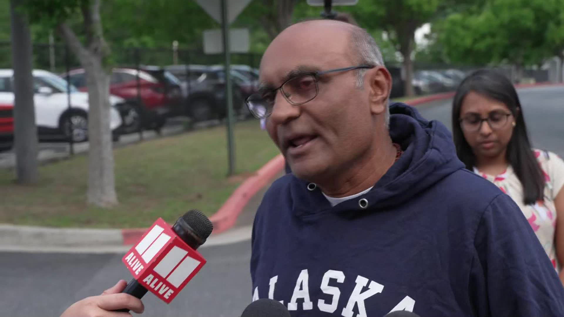 Patel, who was accused of trying to take a woman's child inside an Acworth Walmart was released on bond. He expressed his gratitude for the public's support.