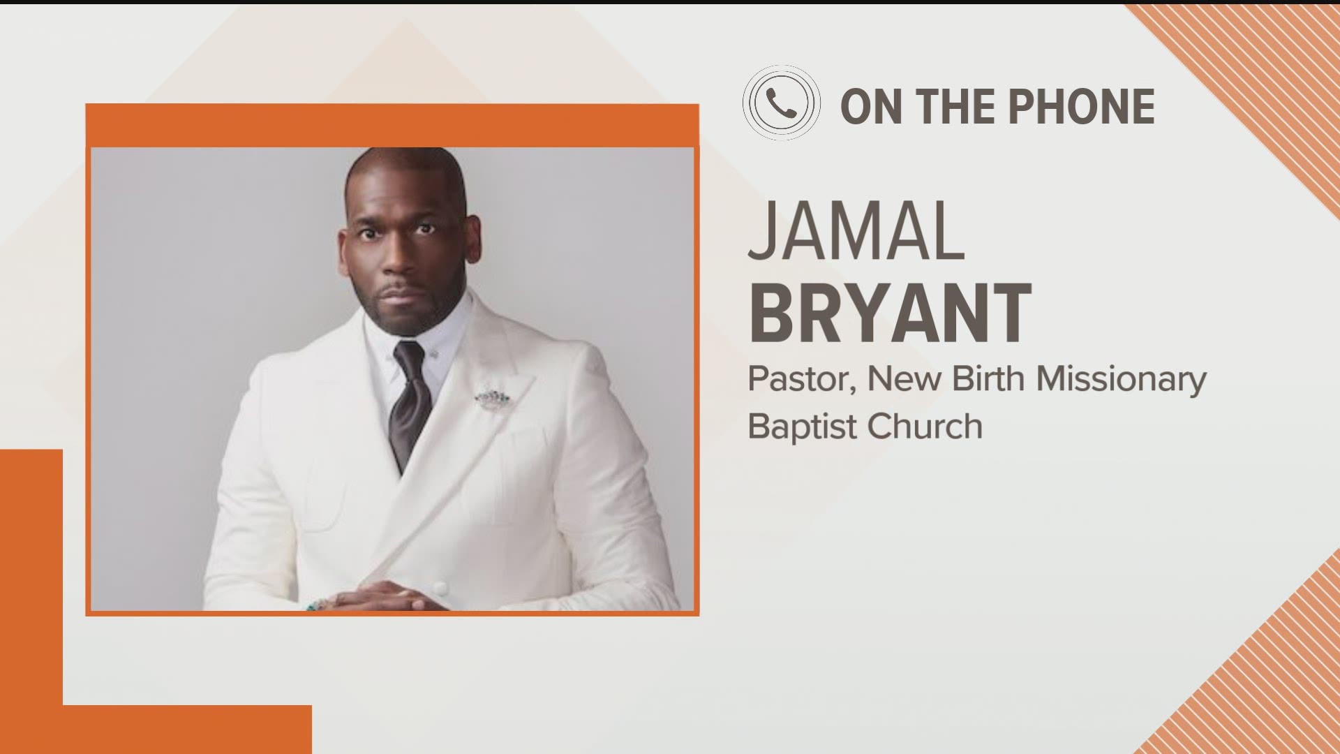 New Birth Missionary Baptist Church pastor Jamal Bryant discusses the pain the community feels and how to move forward after this week's uprising.