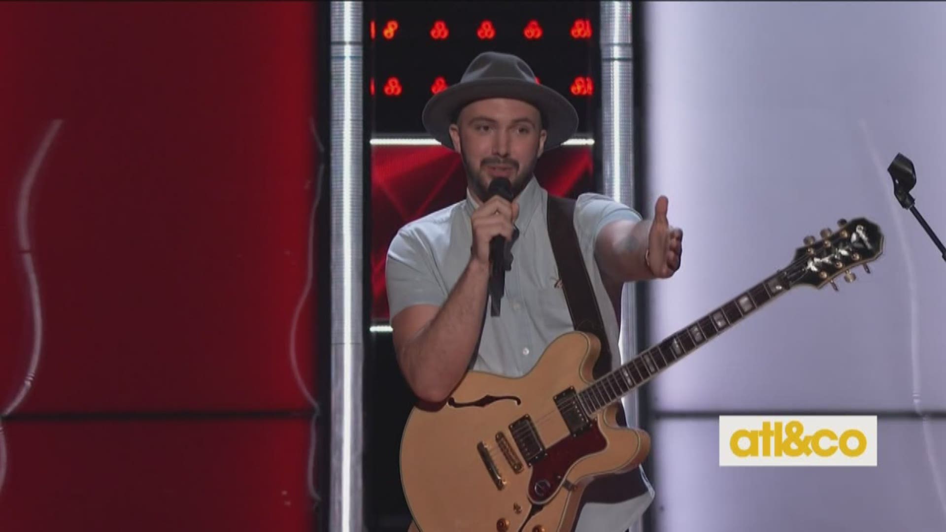 Atlanta-based singer/songwriter Alex Guthrie and friend of A&C rocked it on 'The Voice' premiere on 11Alive and chose Team Kelly!