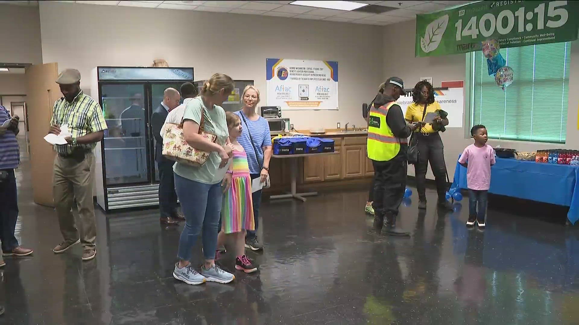 The project featured children recording the station announcements for MARTA.