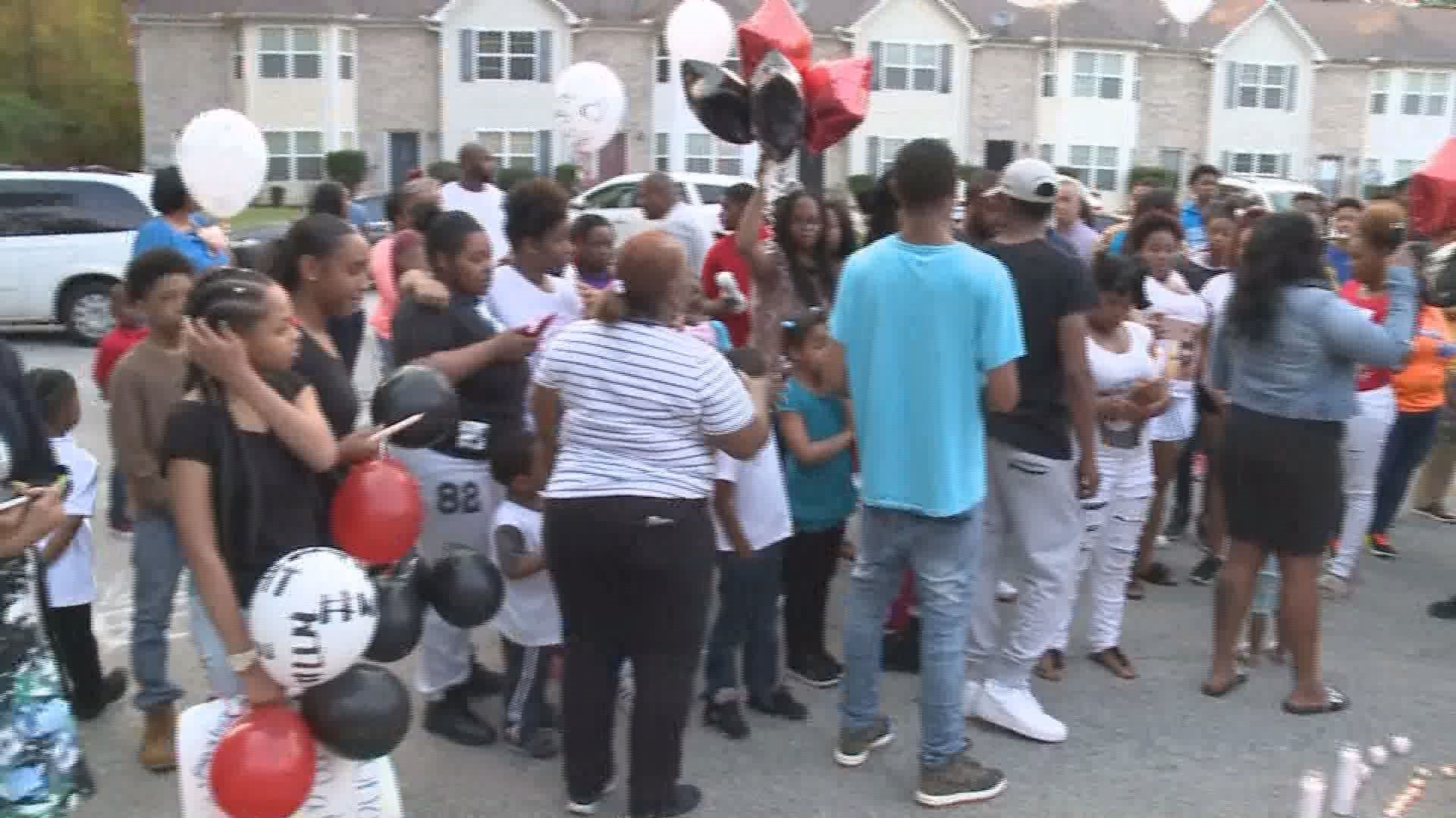 Photos | Family and friends hold vigil for teen killed on Instagram ...