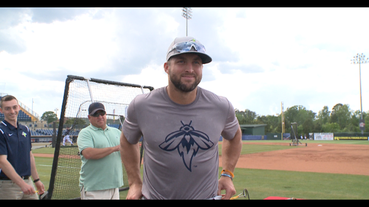 Tim Tebow Game Worn Autographed Columbia Fireflies Jersey