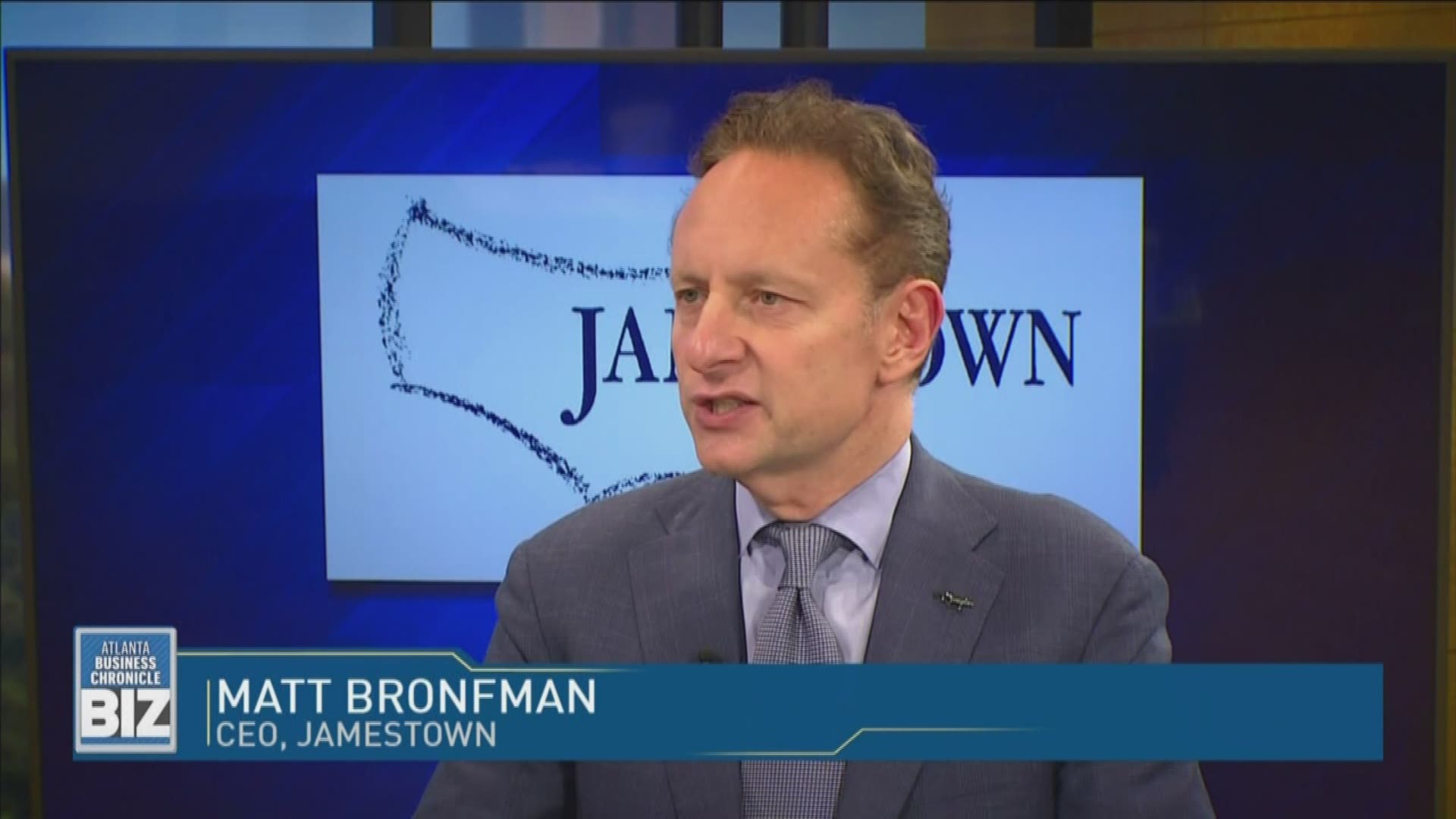 Jamestown CEO Matt Bronfman joins David Rubinger on 'Atlanta Business Chronicle's BIZ'