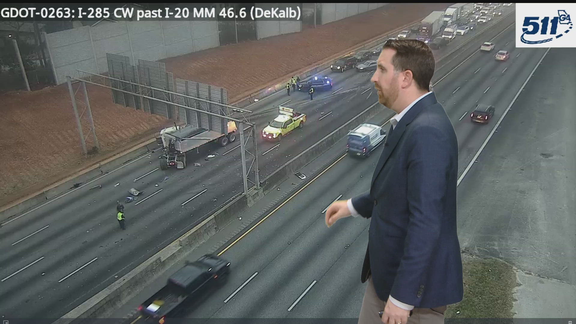 Traffic Alert: Lanes back open after police say 2 hurt following
