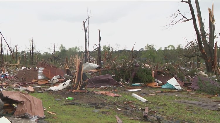 Kemp confirms EF-1 tornado hit Milledgeville community