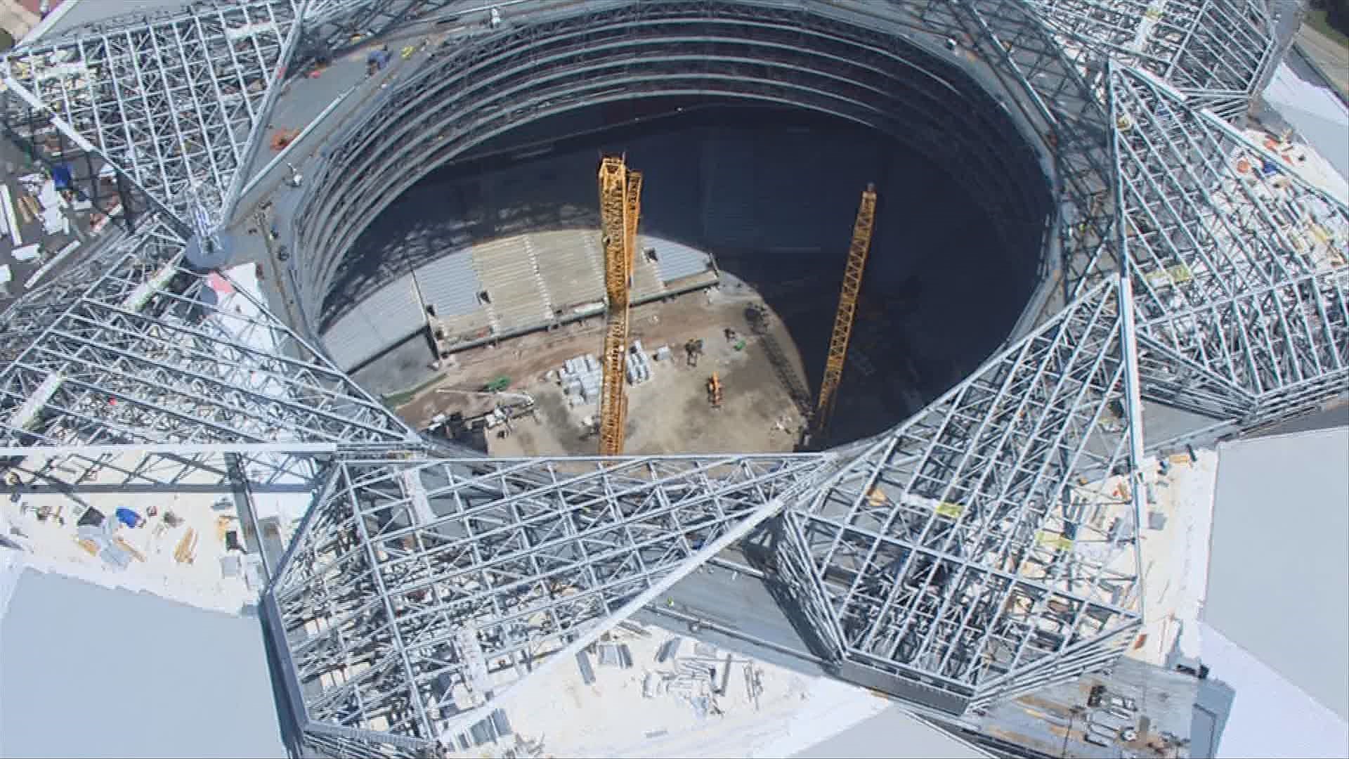 Delays, dollars, design: Countdown to Mercedes-Benz Stadium is on ...