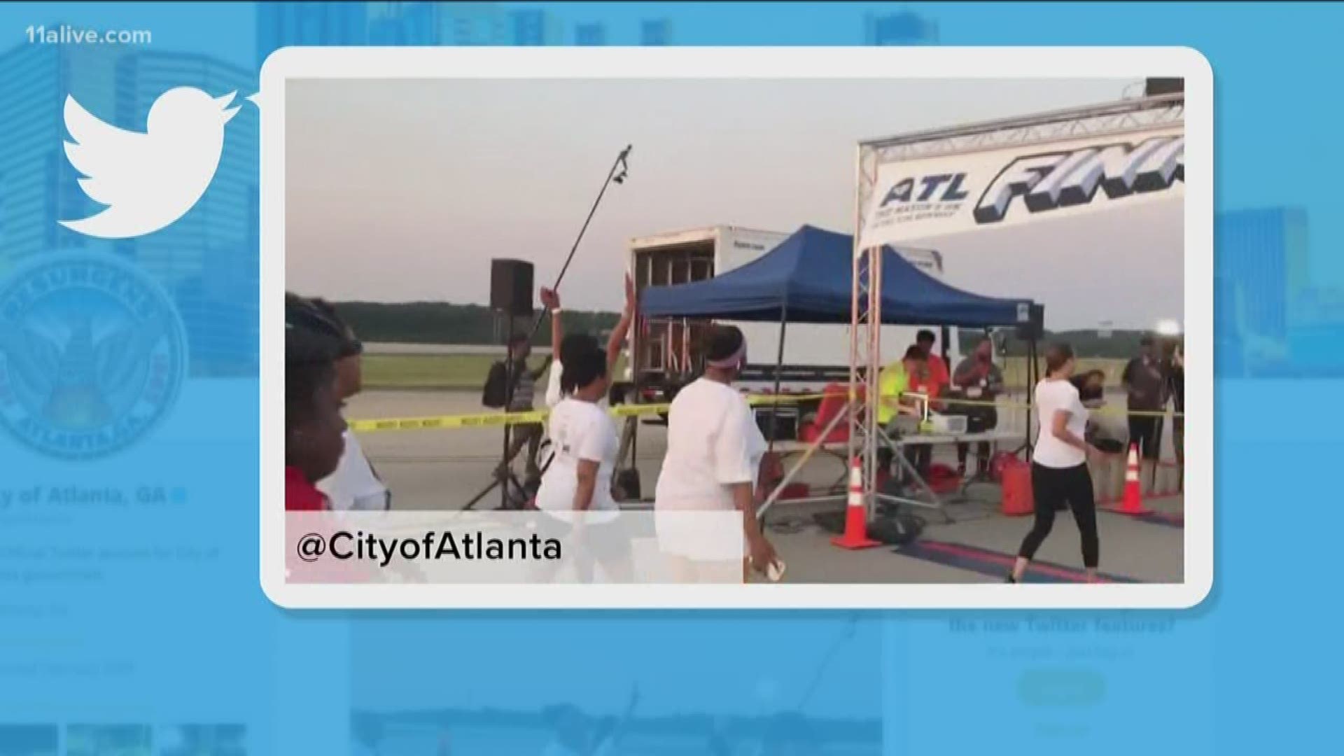 The annual 5K on the Fifth Runway was held Saturday morning at Hartsfield-Jackson International Airport, to benefit college scholarship funds.