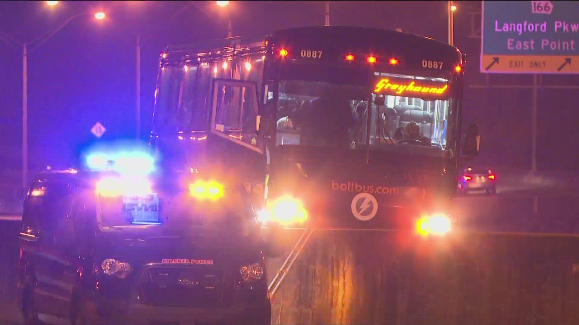 Man shot and killed by police after allegedly stabbing bus passenger in ...