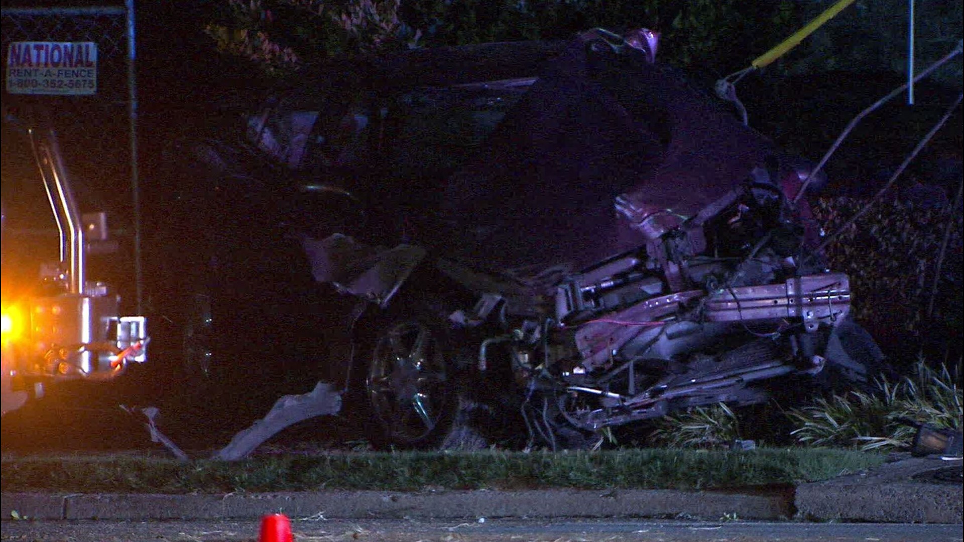 Car crashes into power pole in Brookhaven | 11alive.com